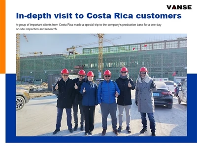 Vanse is verheugd een klant uit Costa Rica te mogen verwelkomen voor een gron...