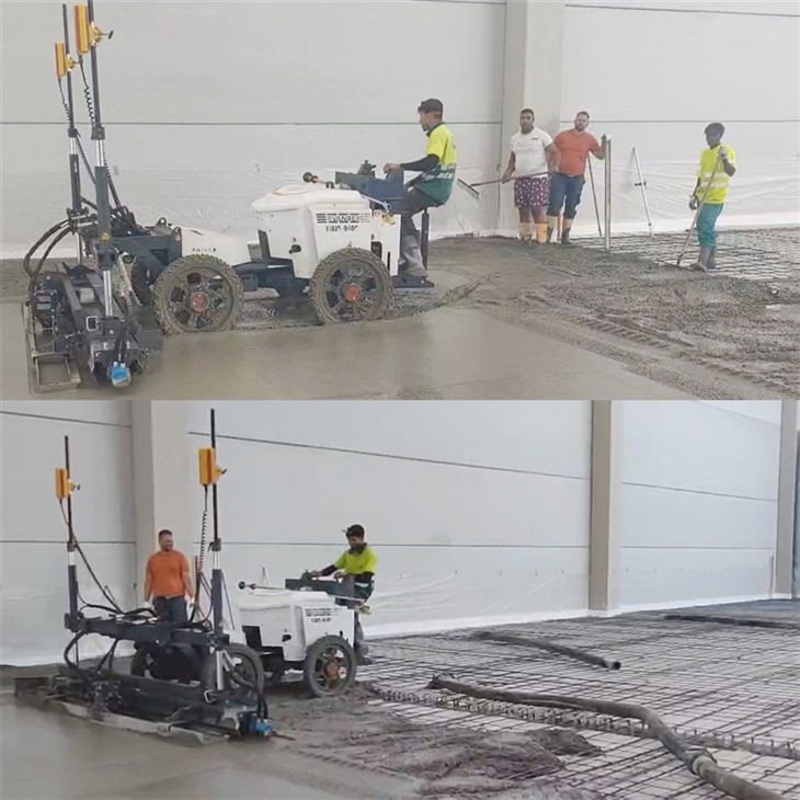 concrete laser leveling floors machine